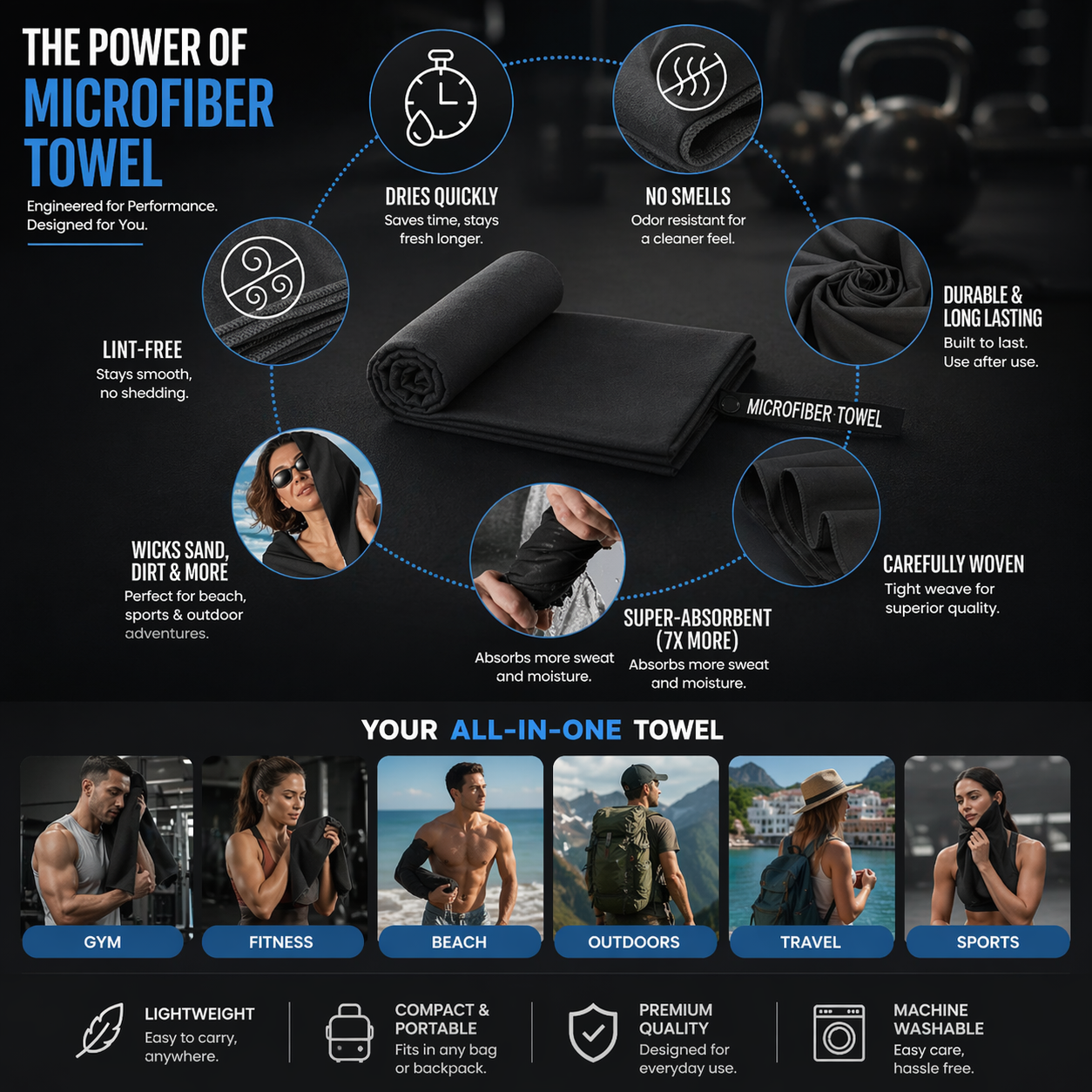 Endurance X Microfiber Towel