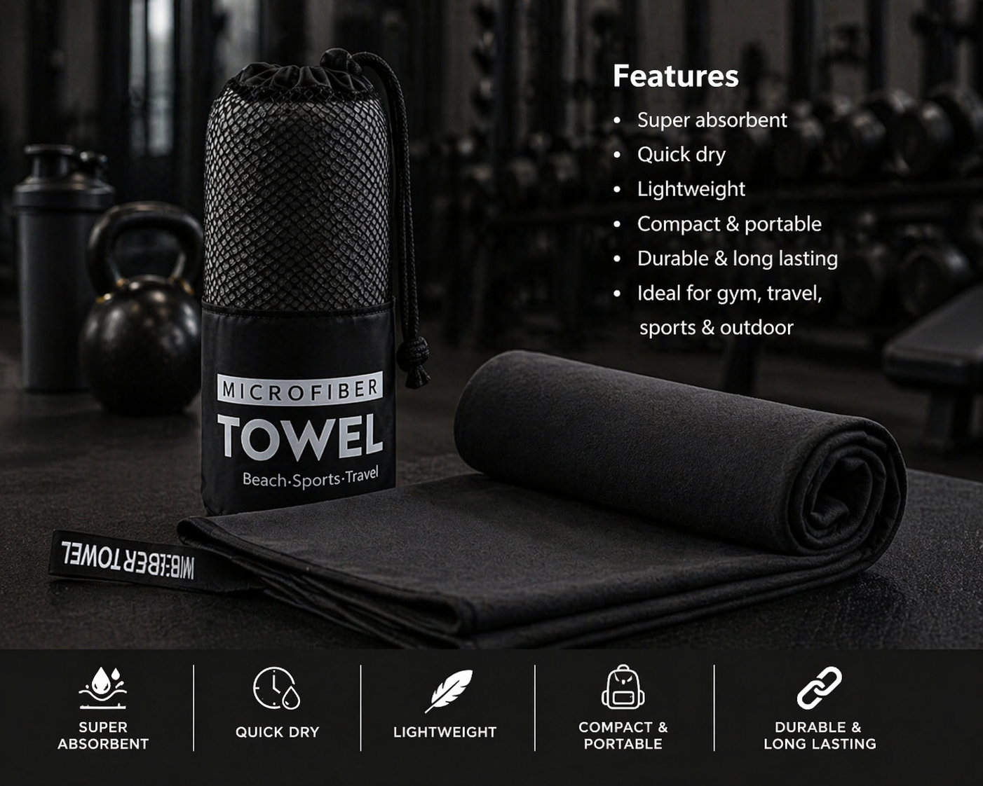 Endurance X Microfiber Towel