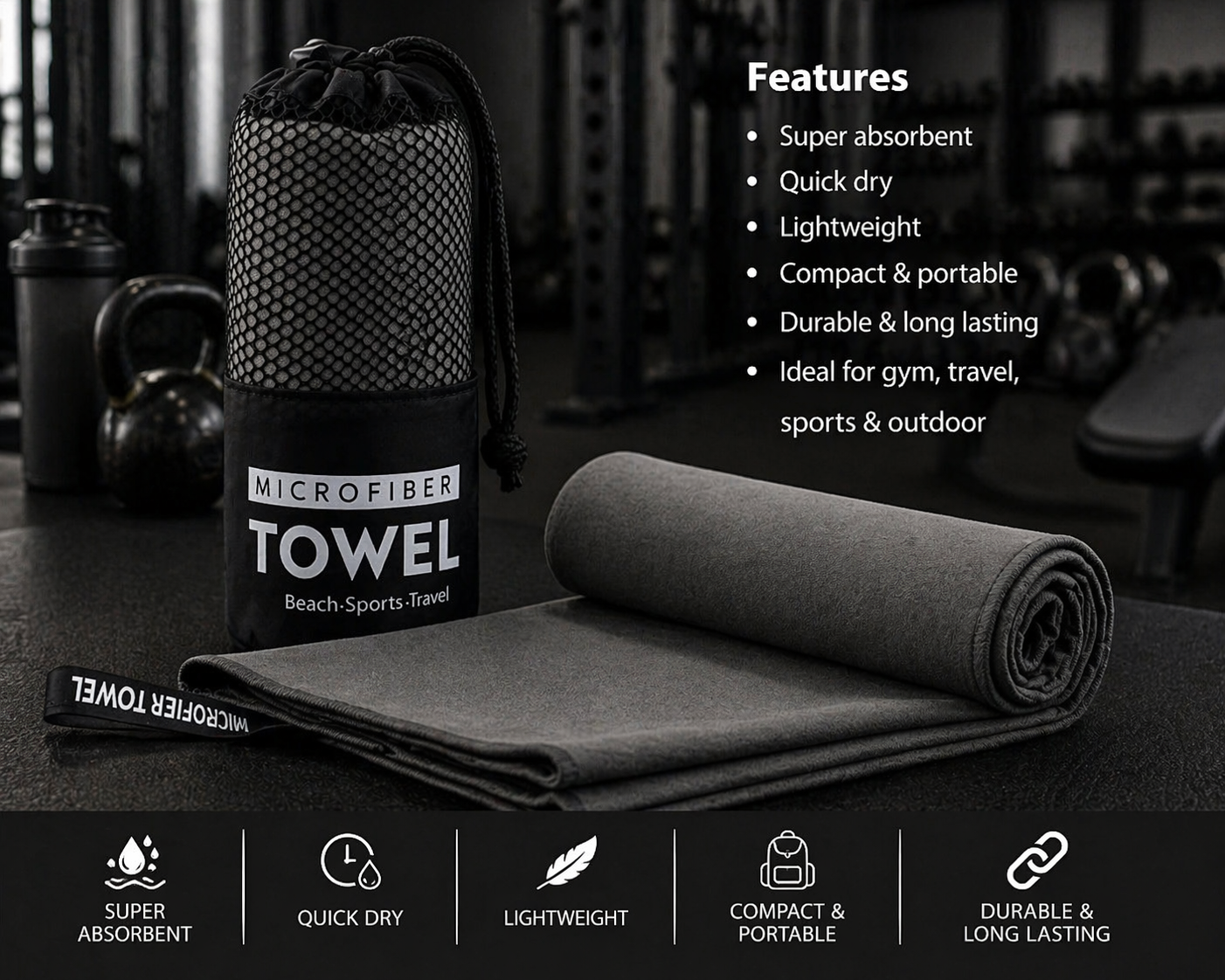Endurance X Microfiber Towel